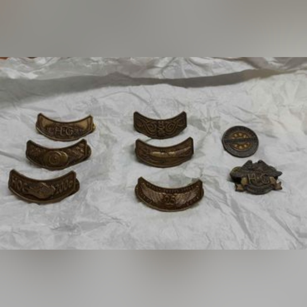 7 Vintage Harley Davidson pins